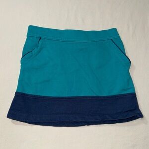 Crazy 8 Skirt Girl’s 5-6 Small Soft elastic Waist Preppy Blue Green Beach Summer